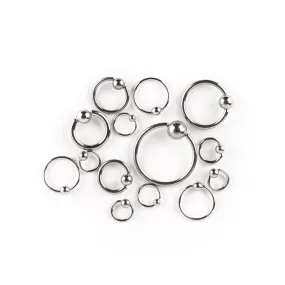 14 Gauge Stainless Steel Captive Bead Ring