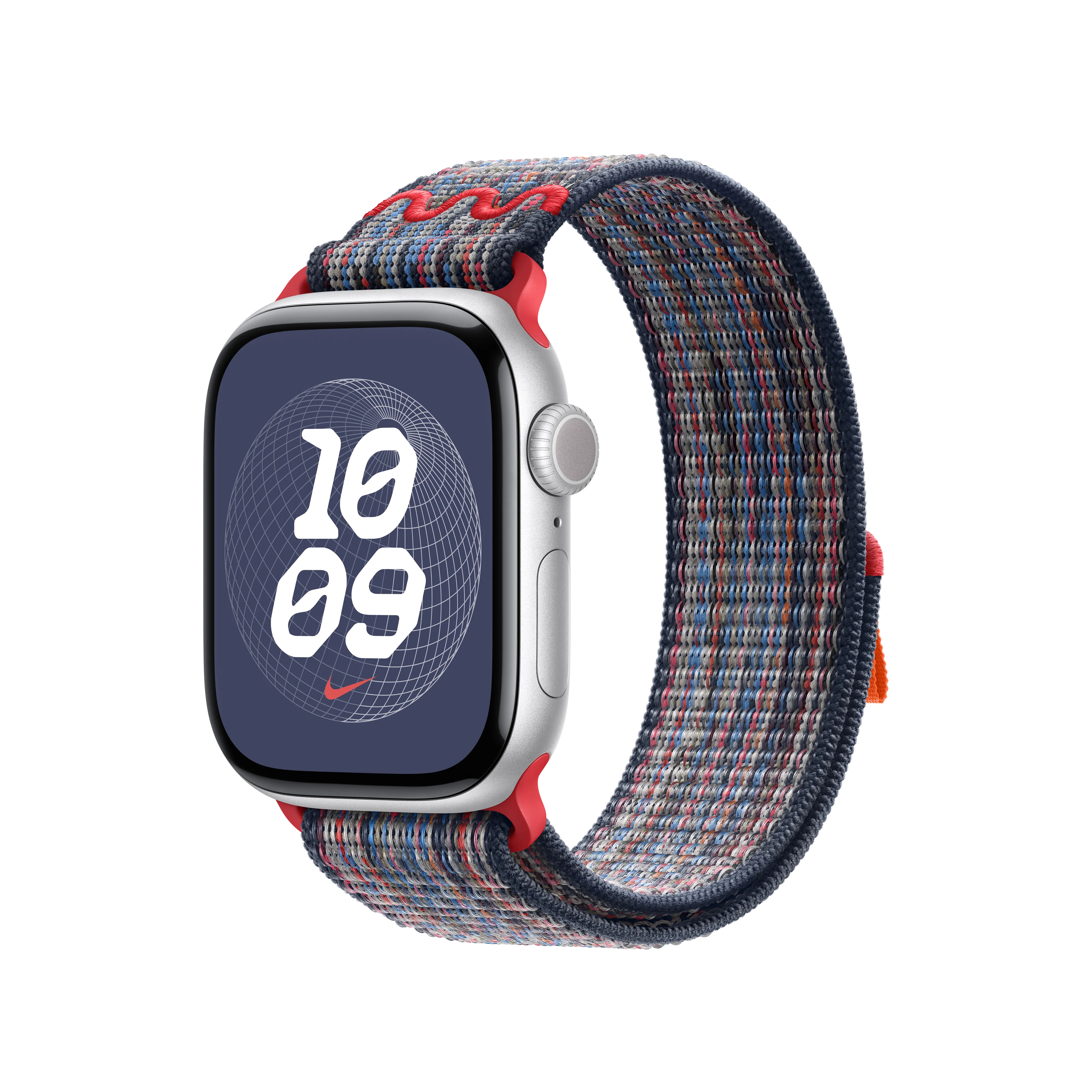 42mm Blue/Red Nike Sport Loop