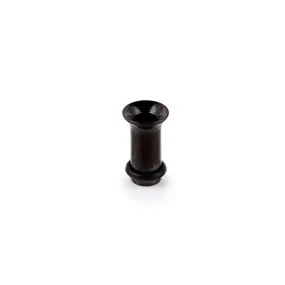 6 Gauge Black Single Flared Earlet