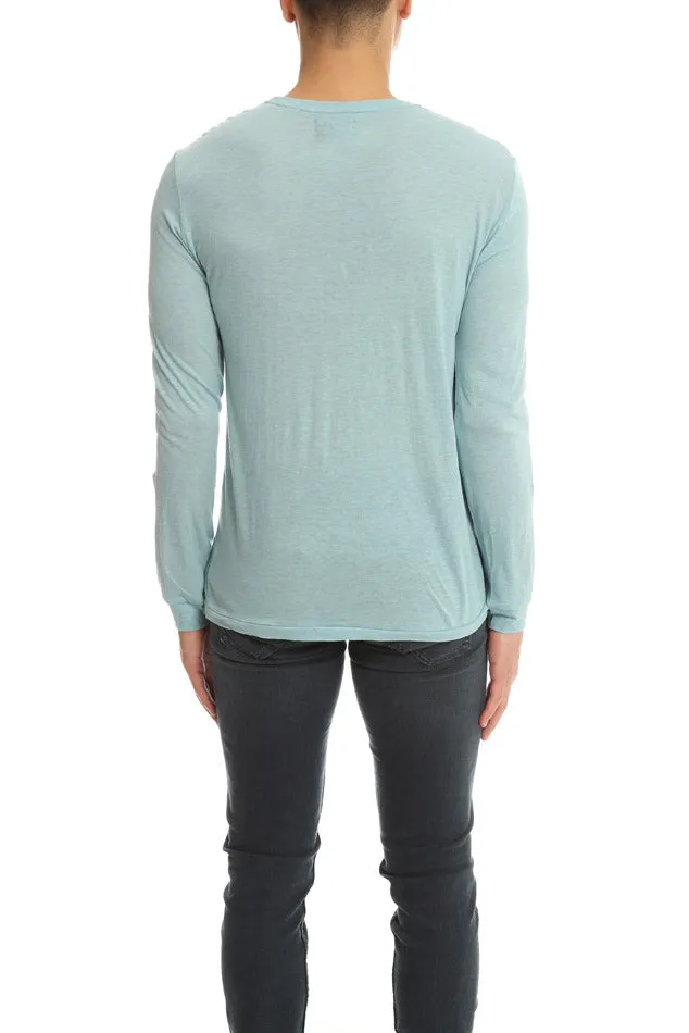 66 Long Sleeve Mint Blue