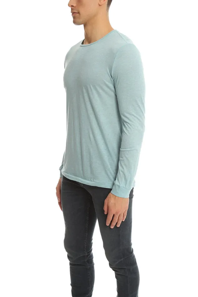 66 Long Sleeve Mint Blue