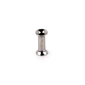 8 Gauge Stainless Double Flared Earlet Internally Threaded