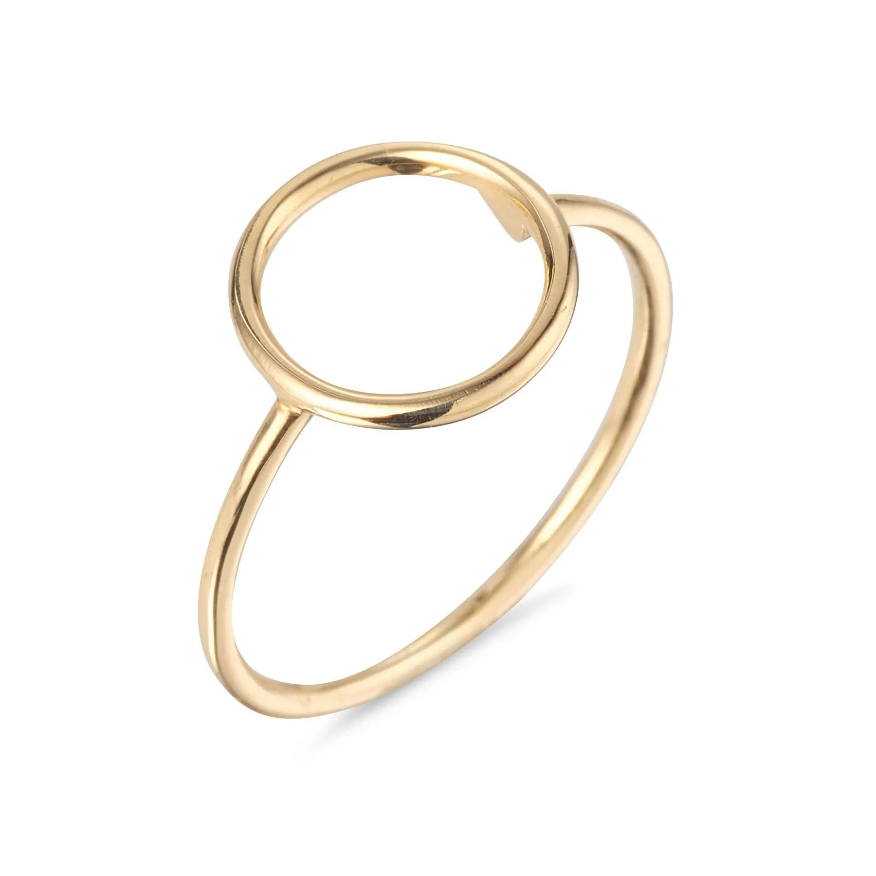 9kt Gold Superfine Circle Wire Ring