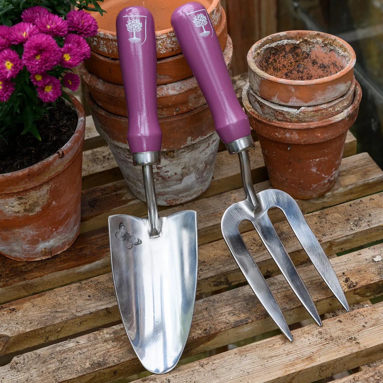 Asteraceae Trowel and Fork Set