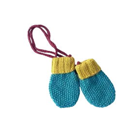 Baby String Mittens - Jade