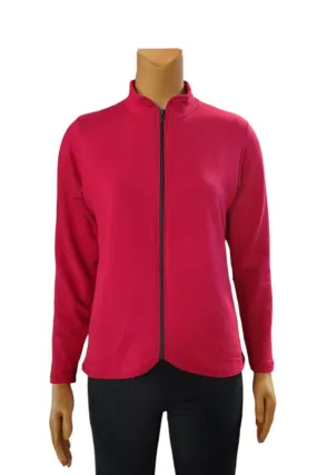 Bamboo Fleece Jacket Berry