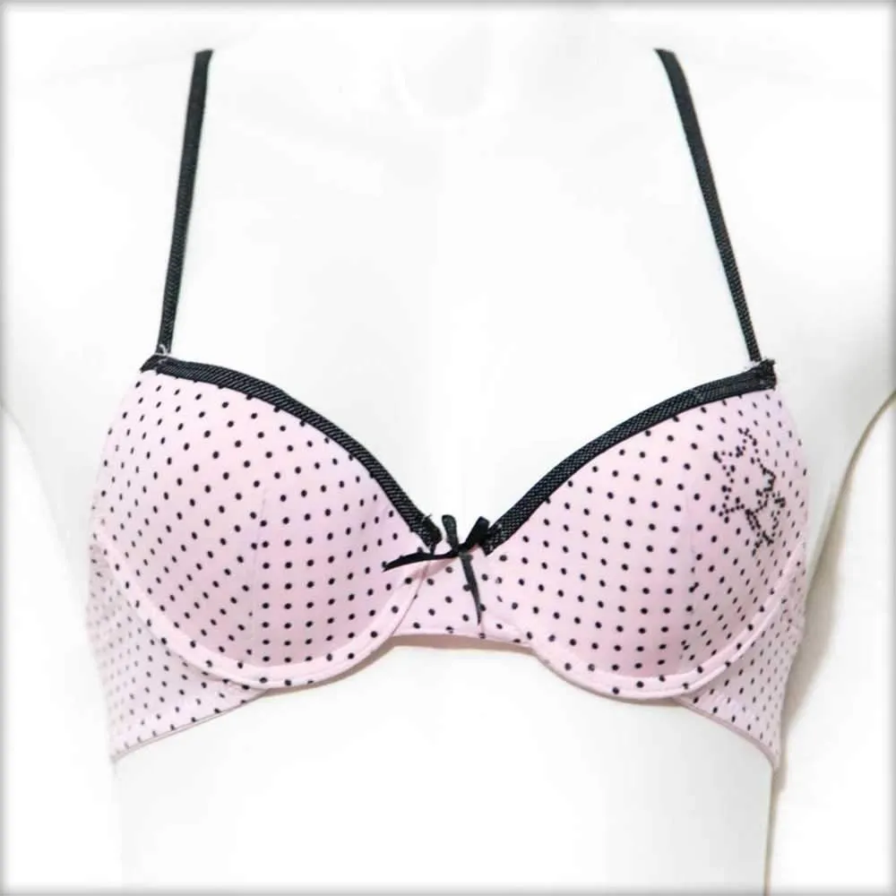 Barbie Girl Pink Polka Dotted Bra