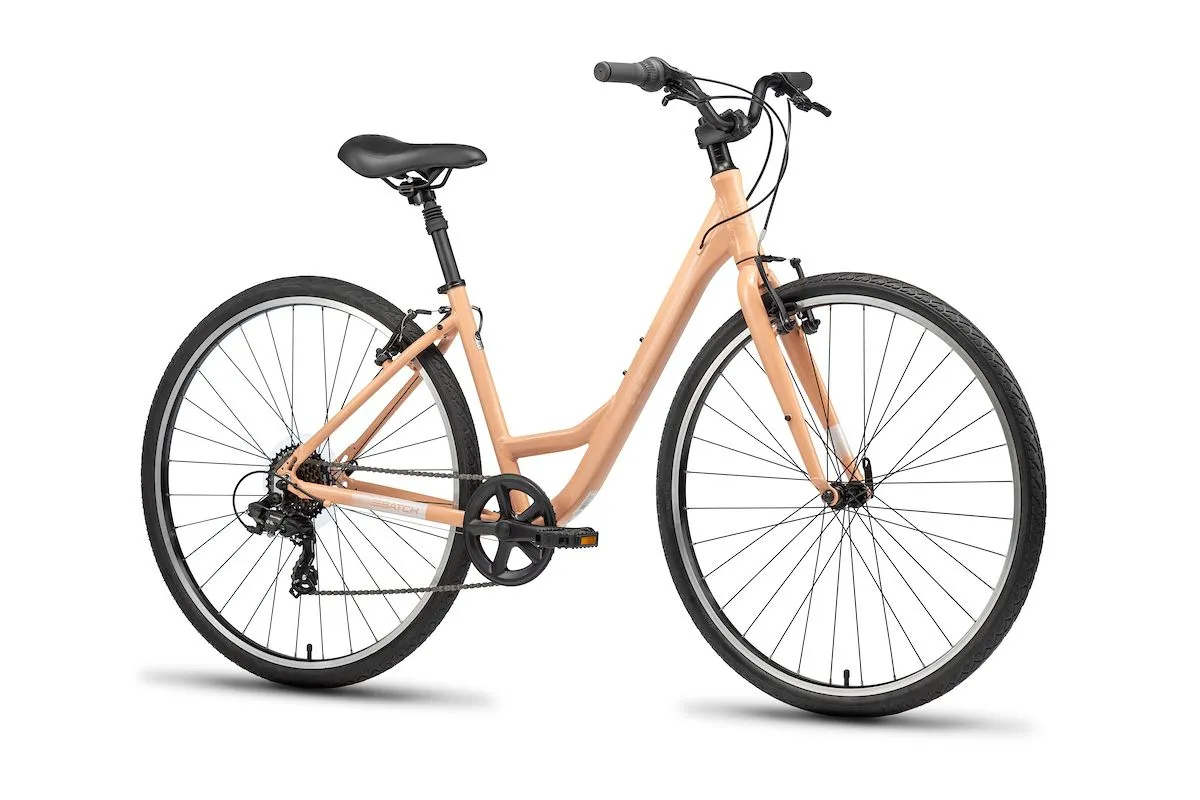 Batch Bicycles 700c Step-Thru Comfort Bike - Gloss Dusty Rose