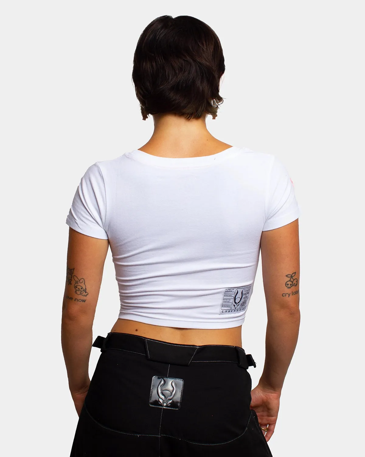 BIONIC BRA CROP T-SHIRT WHITE