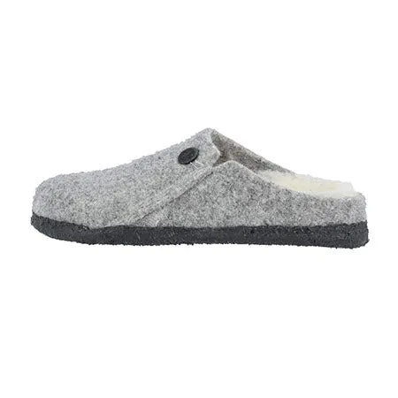 BIRKENSTOCK ZERMATT SHEARLING LIGHT GREY WOOL - KIDS