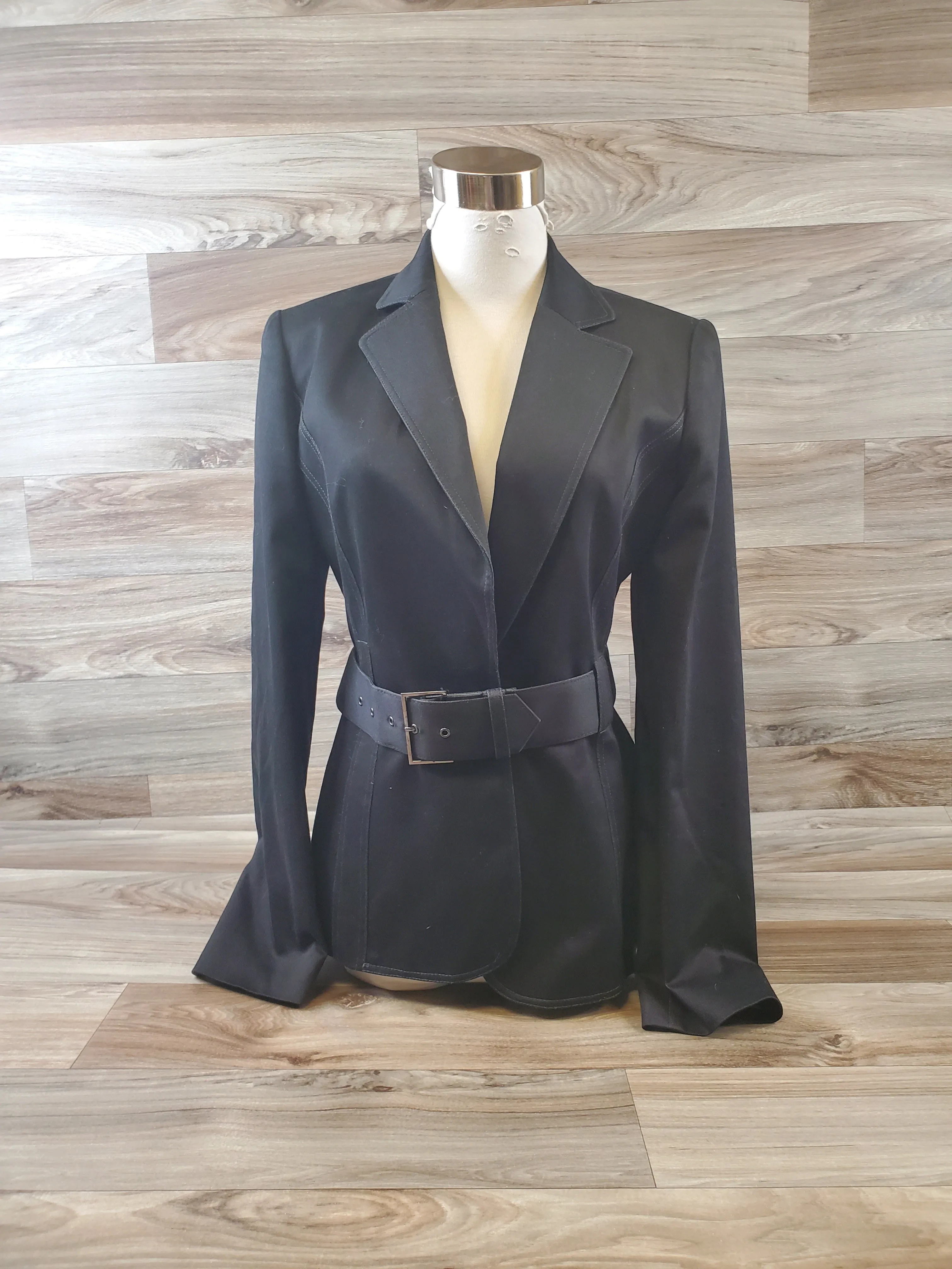 Blazer By Clothes Mentor In Black, Size: S