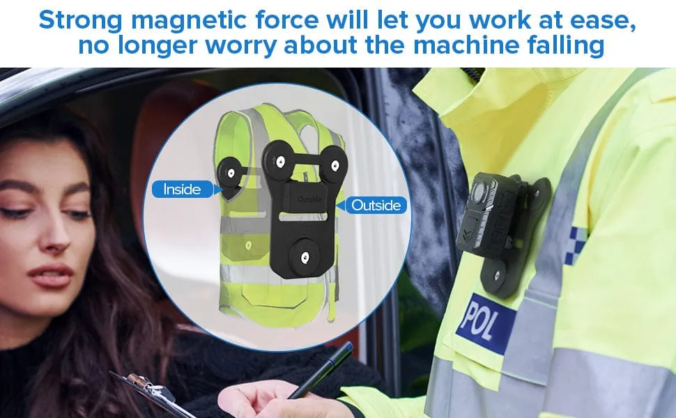 BOBLOV Body Camera Magnet Mount 12x10cm