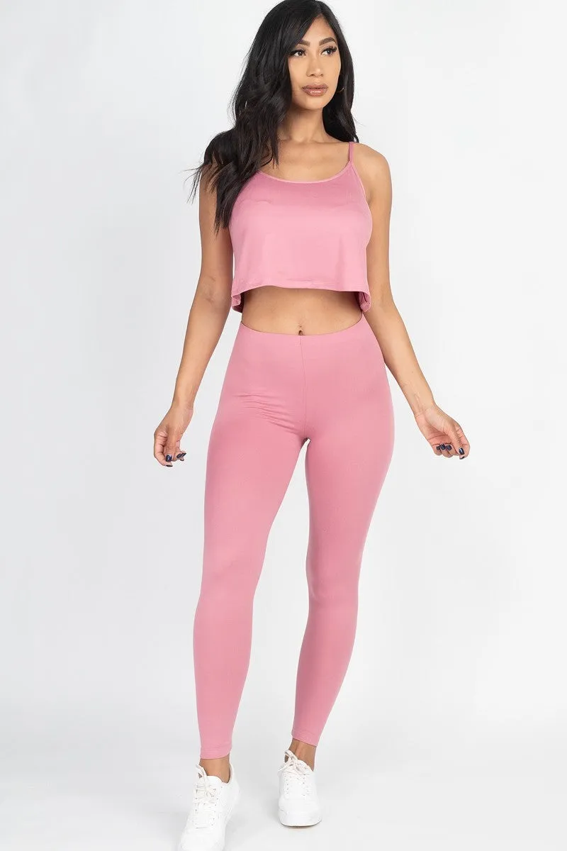 Cami Top And Leggings Set