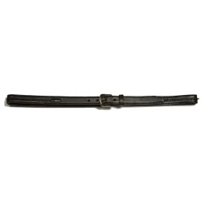 CENTER BRAID BELT - BLACK