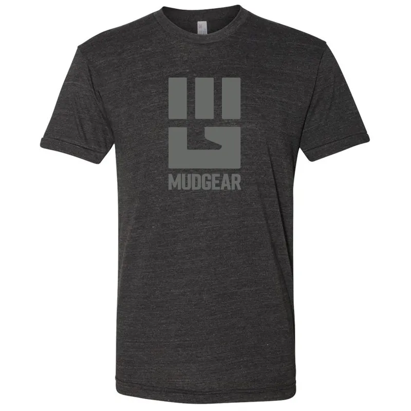 CLEARANCE ITEM - MG Logo - USA Made Tri-Blend Tee (Heather Black)