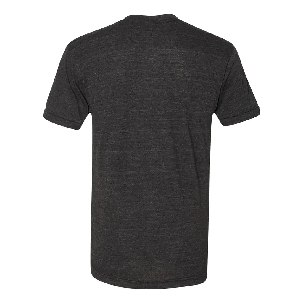 CLEARANCE ITEM - MG Logo - USA Made Tri-Blend Tee (Heather Black)