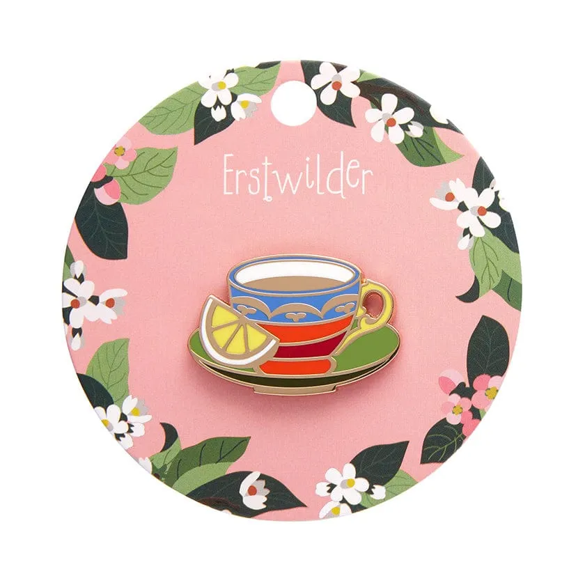 Cuppa Tea Enamel Pin