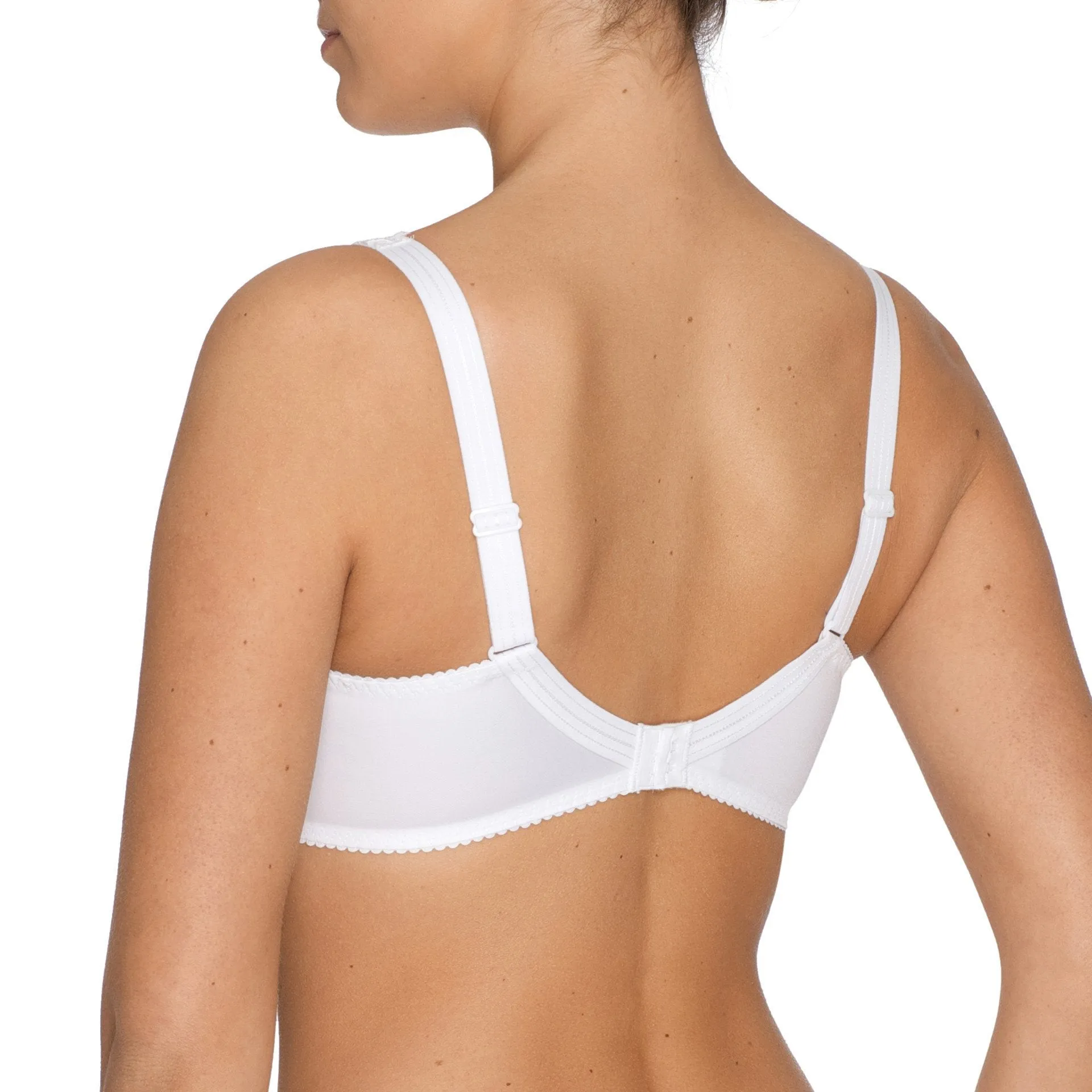 Deauville Full Cup Bra underwire (Pure White) B-J Cup