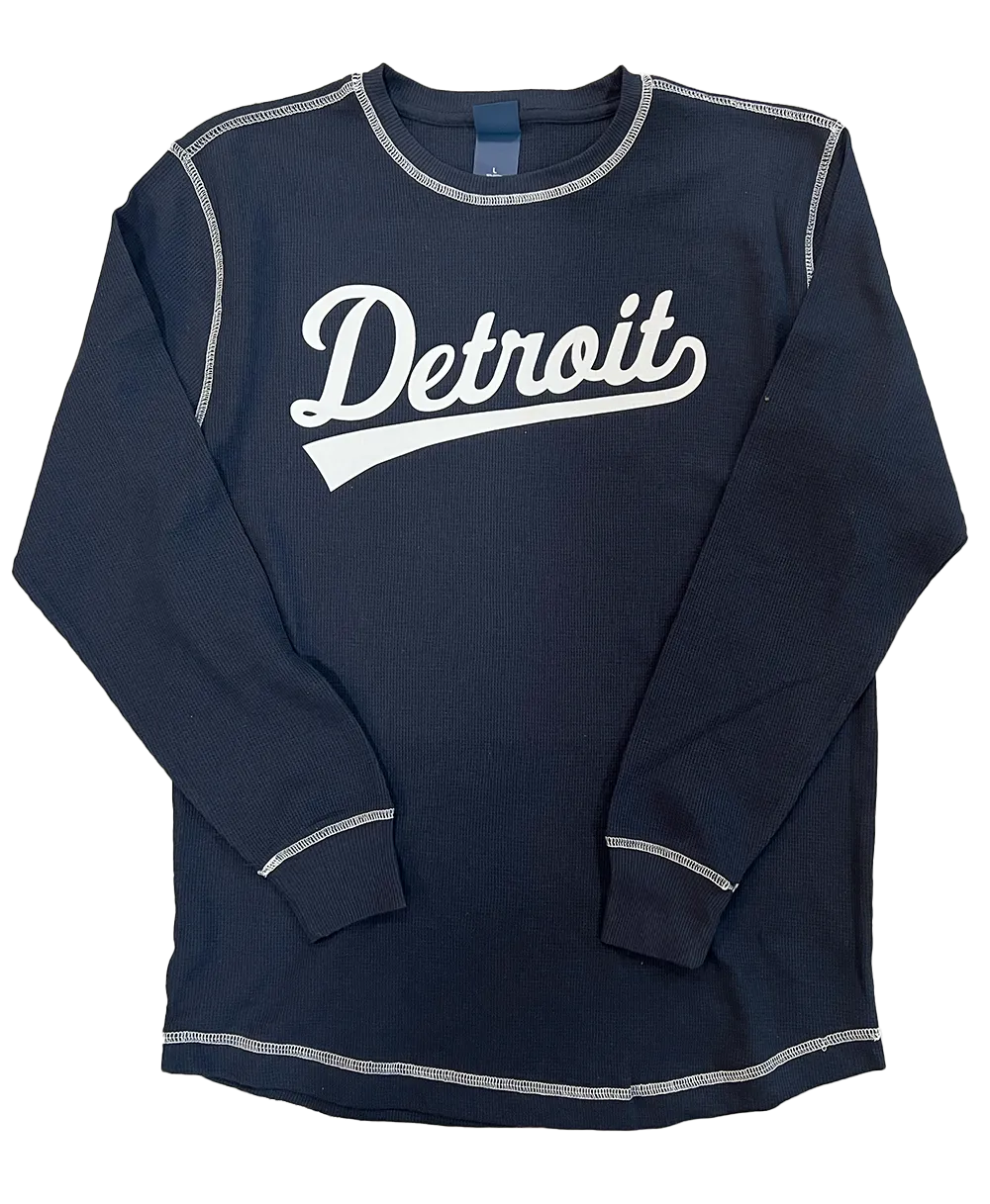 Detroit Tail Script Unisex Thermal