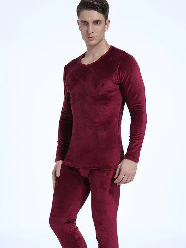 Double Heavyweight Fleece Thermal Underwear Set