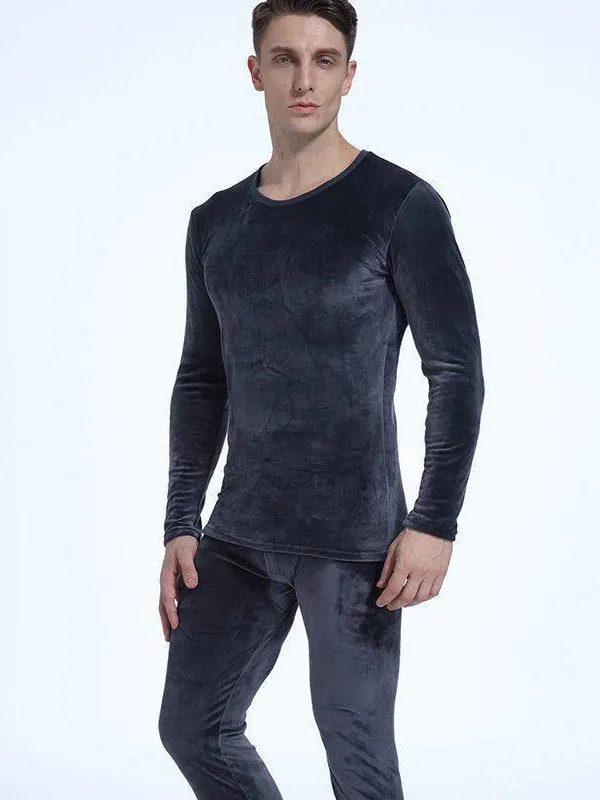 Double Heavyweight Fleece Thermal Underwear Set