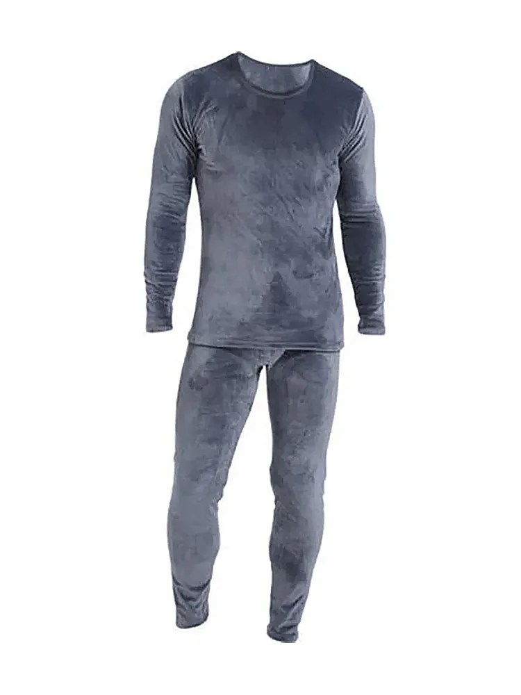 Double Heavyweight Fleece Thermal Underwear Set