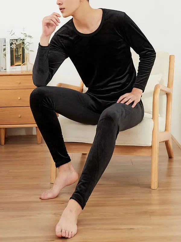 Double Heavyweight Fleece Thermal Underwear Set