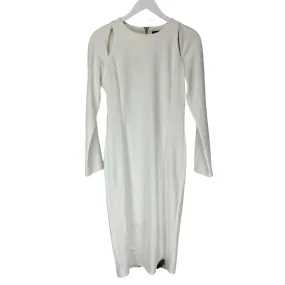 Dress Casual Maxi By Clothes Mentor In White, Size: M