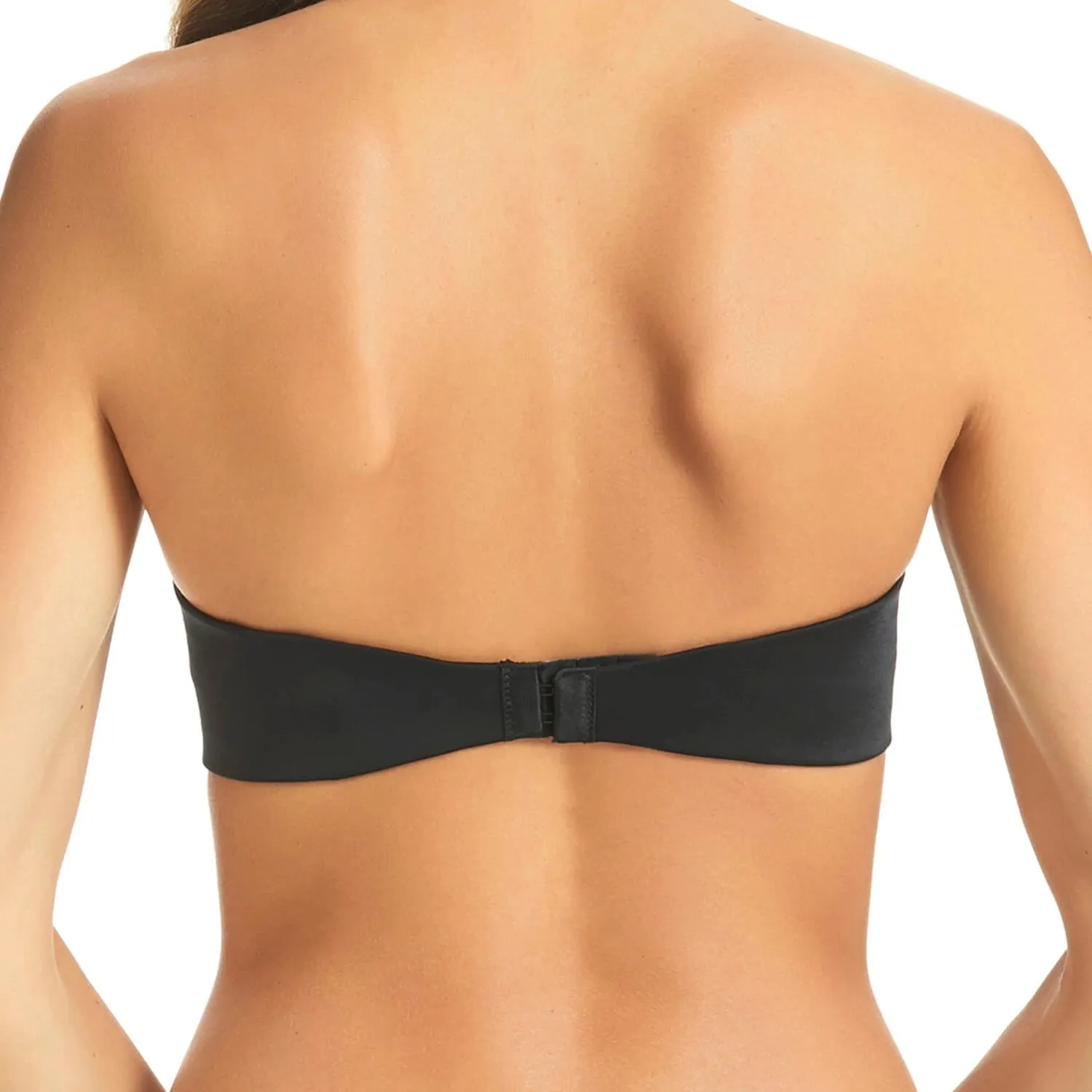 Fine Line Black Refined 6-Way Low Cut Strapless Bra