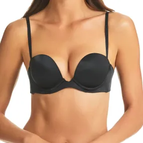 Fine Line Black Refined 6-Way Low Cut Strapless Bra