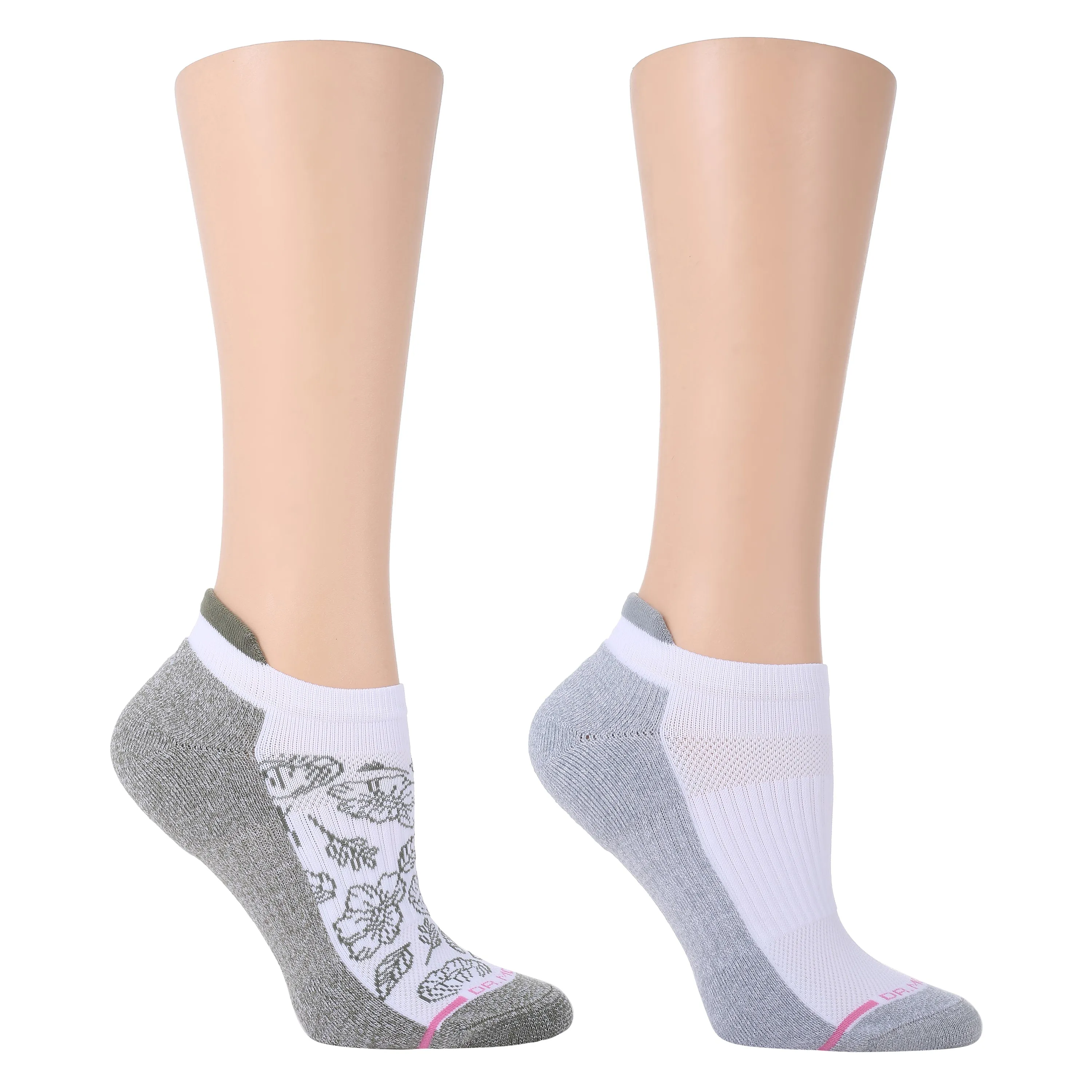 Floral Outline | Ankle Compression Socks For Women