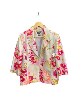 Floral Print Blazer Clothes Mentor, Size Xl