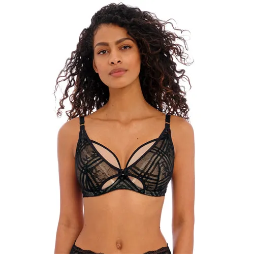 Freya Fatale High Apex Bra Black