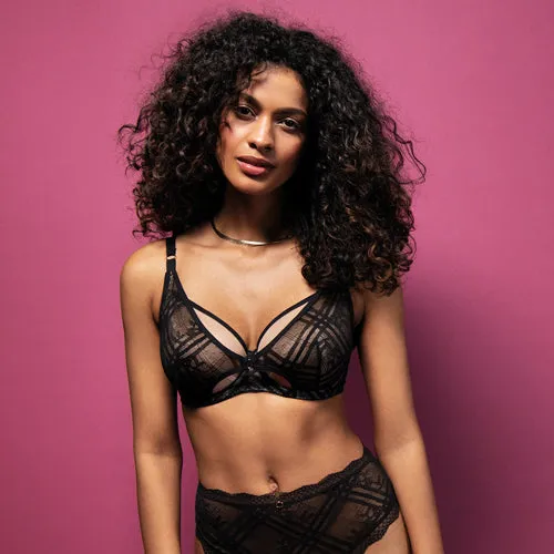 Freya Fatale High Apex Bra Black