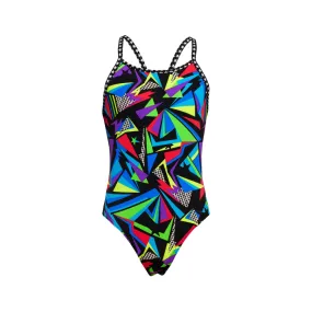 Funkita Girls Diamond Back One Piece FS11G - Beat It