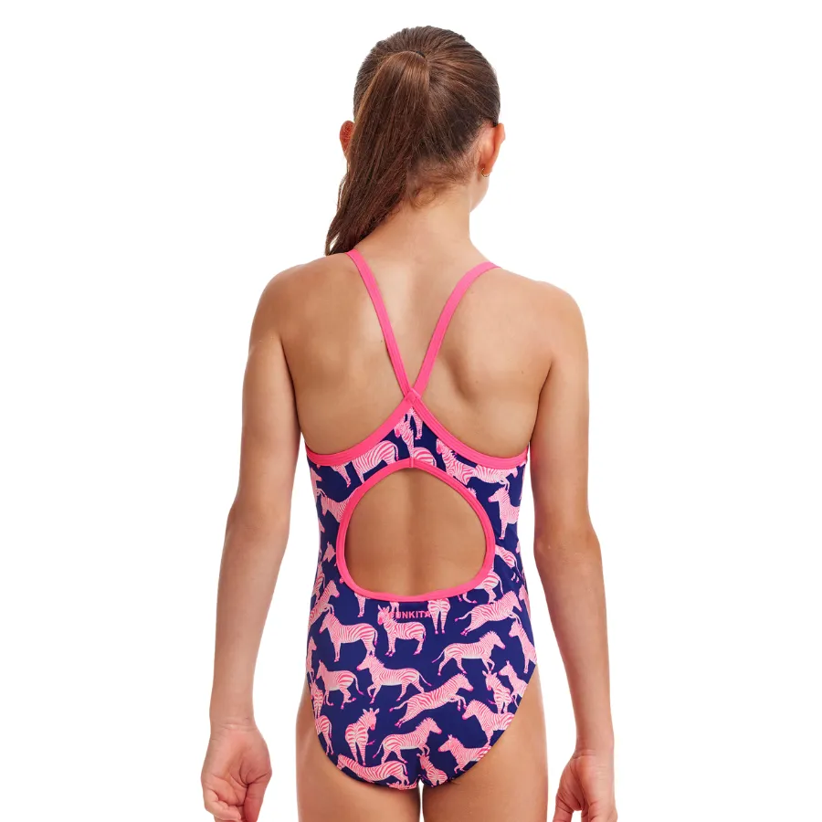 Funkita Girls Diamond Back One Piece FS11G - Sweet Stripes