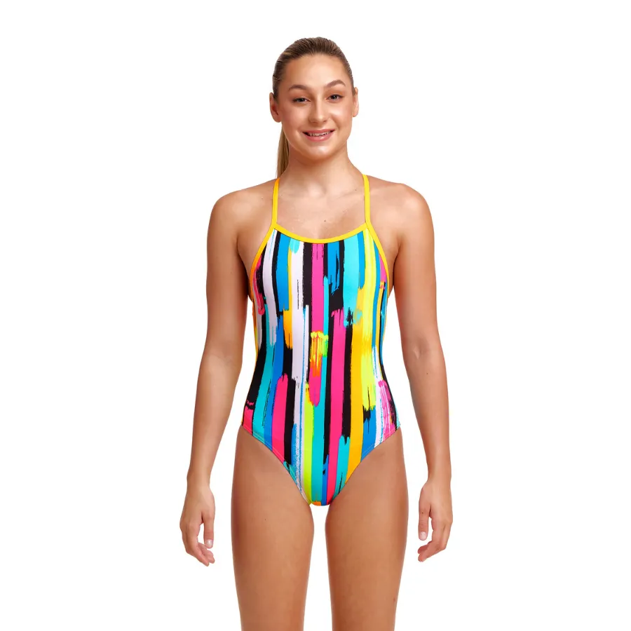 Funkita Girls Strapped In One Piece FS38G - Winning Streak