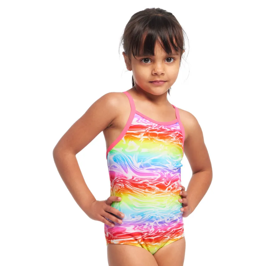 Funkita Toddler Girls Printed One Piece FG01T - Lake Acid