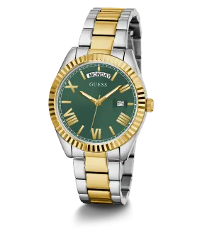 GUESS Ladies 2-Tone Day/Date Watch