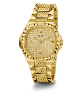 GUESS Ladies Gold Tone Analog Watch