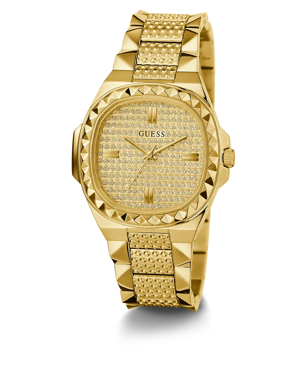 GUESS Ladies Gold Tone Analog Watch