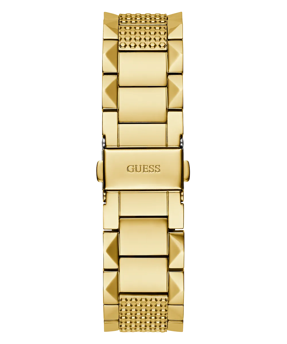 GUESS Mens Gold Tone Analog Watch