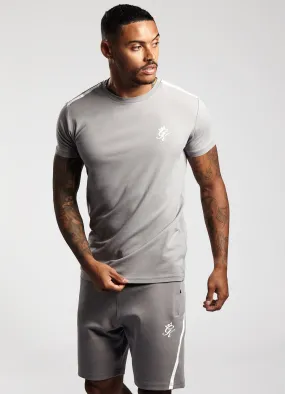 Gym King Colton T-Shirt - Silver Grey