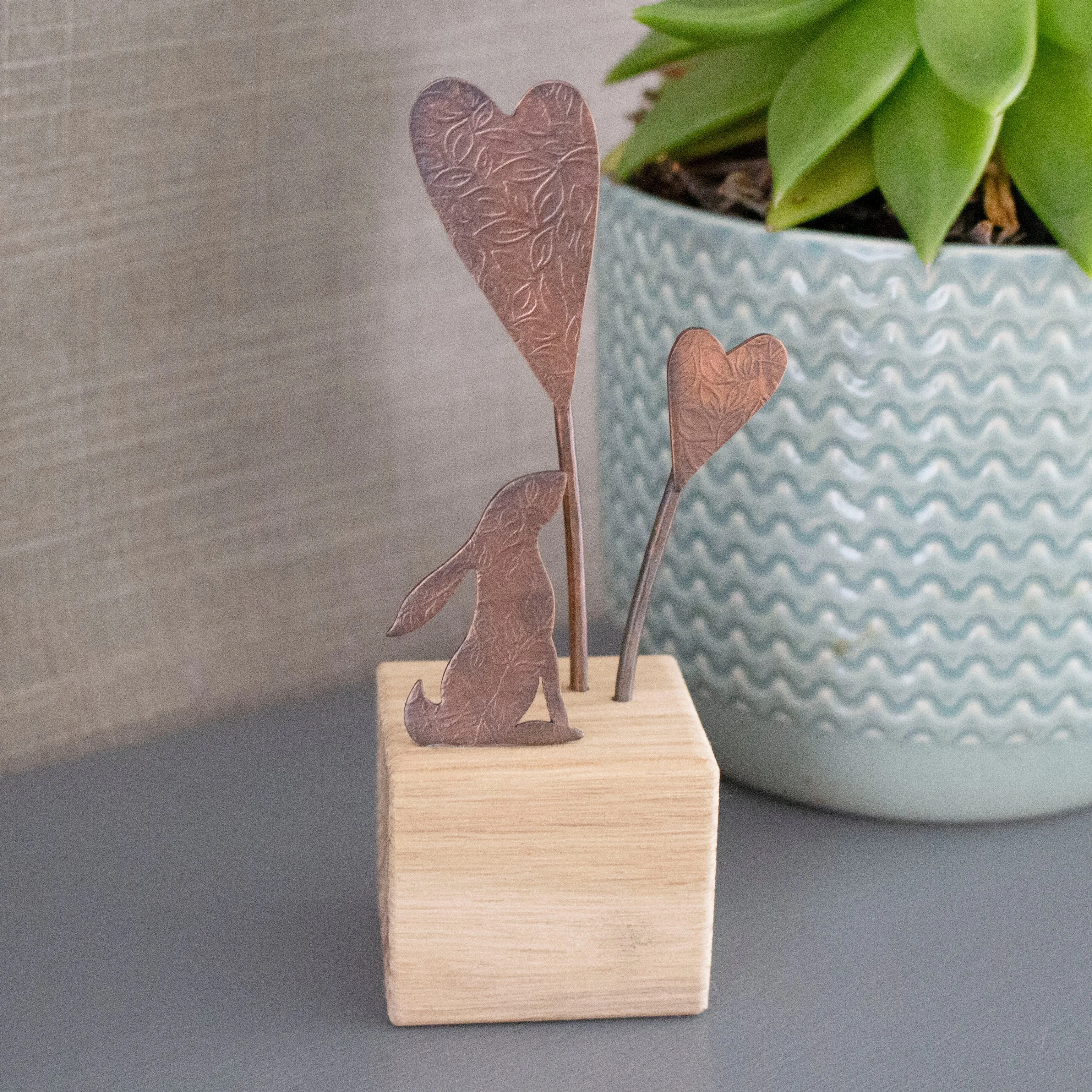 Heart Gazing Hare Ornament