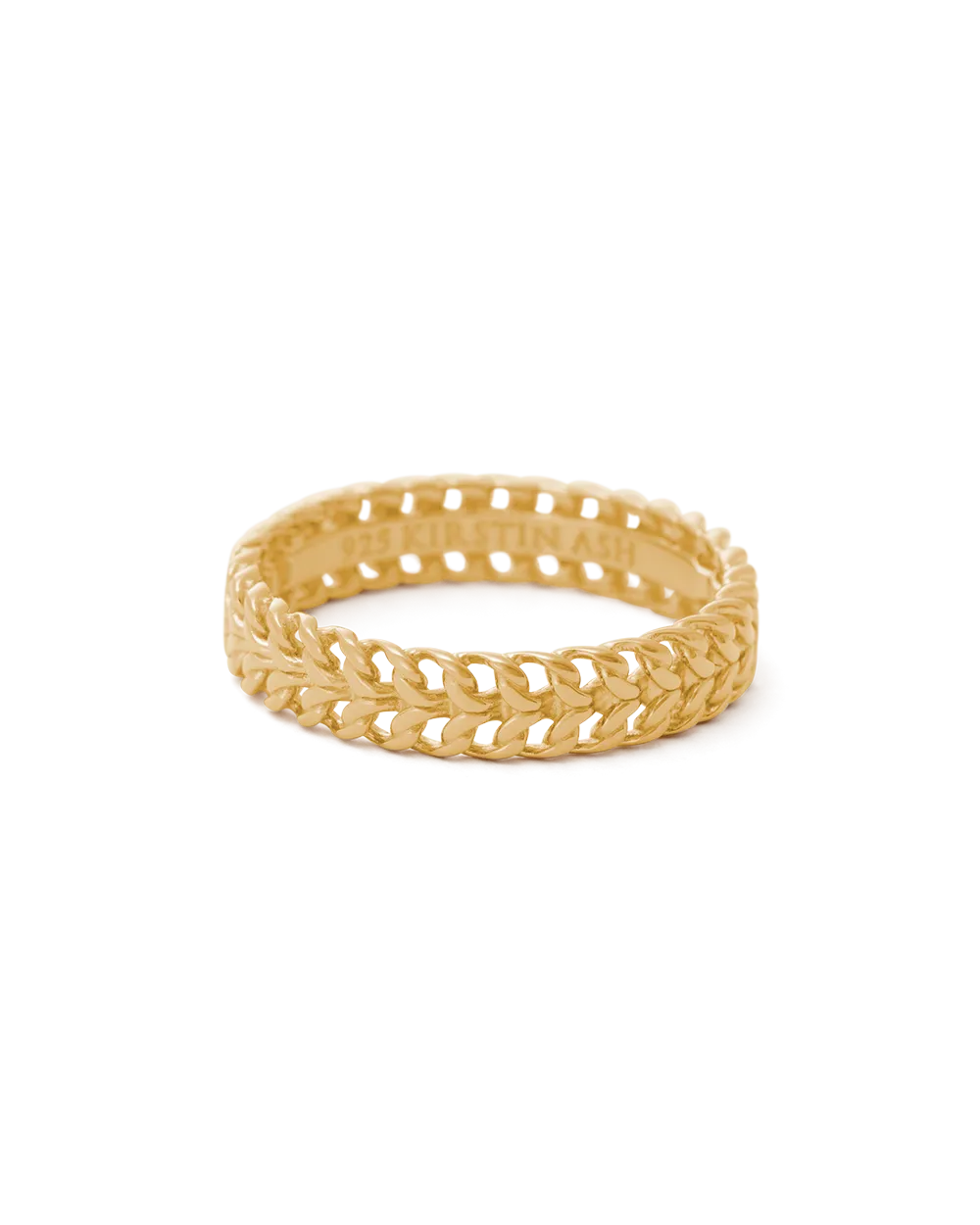 Kirstin Ash Relic Chain Ring, Gold