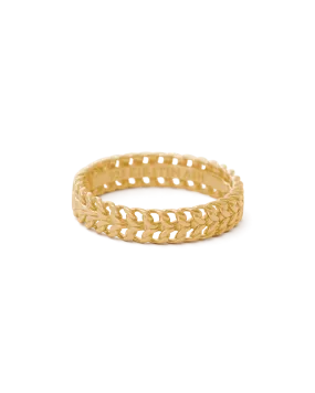 Kirstin Ash Relic Chain Ring, Gold