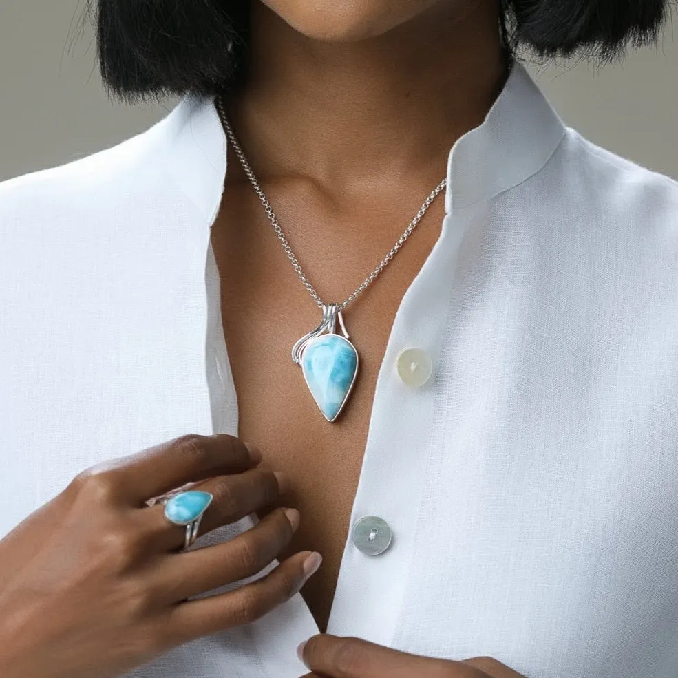 Larimar Pendant Regan