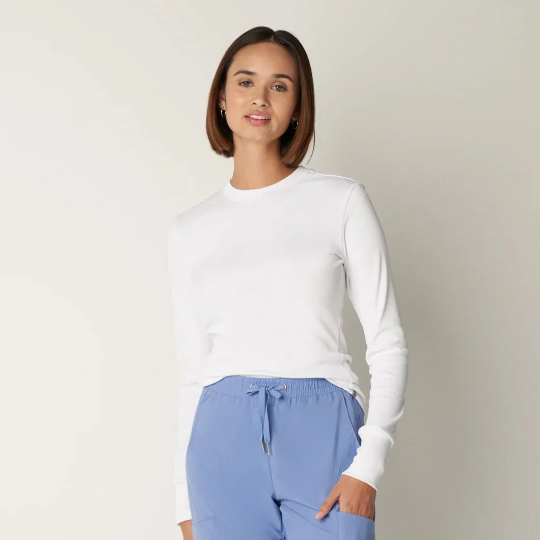 LT103 Landau Long Sleeve Ribbed Underscrub