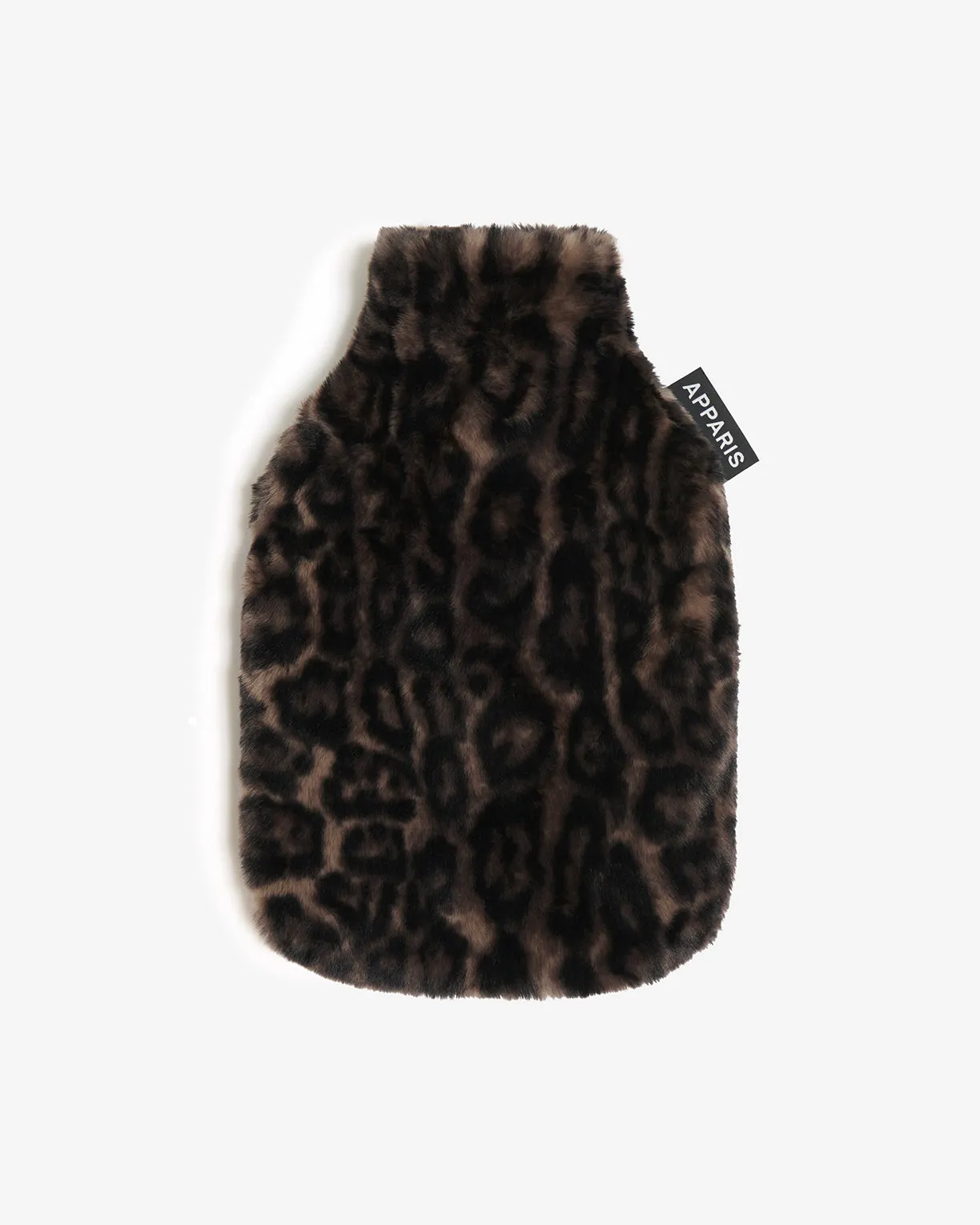 Meena Dark Leopard Hot Water Bottle