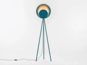 Pine green diffuser floor lamp